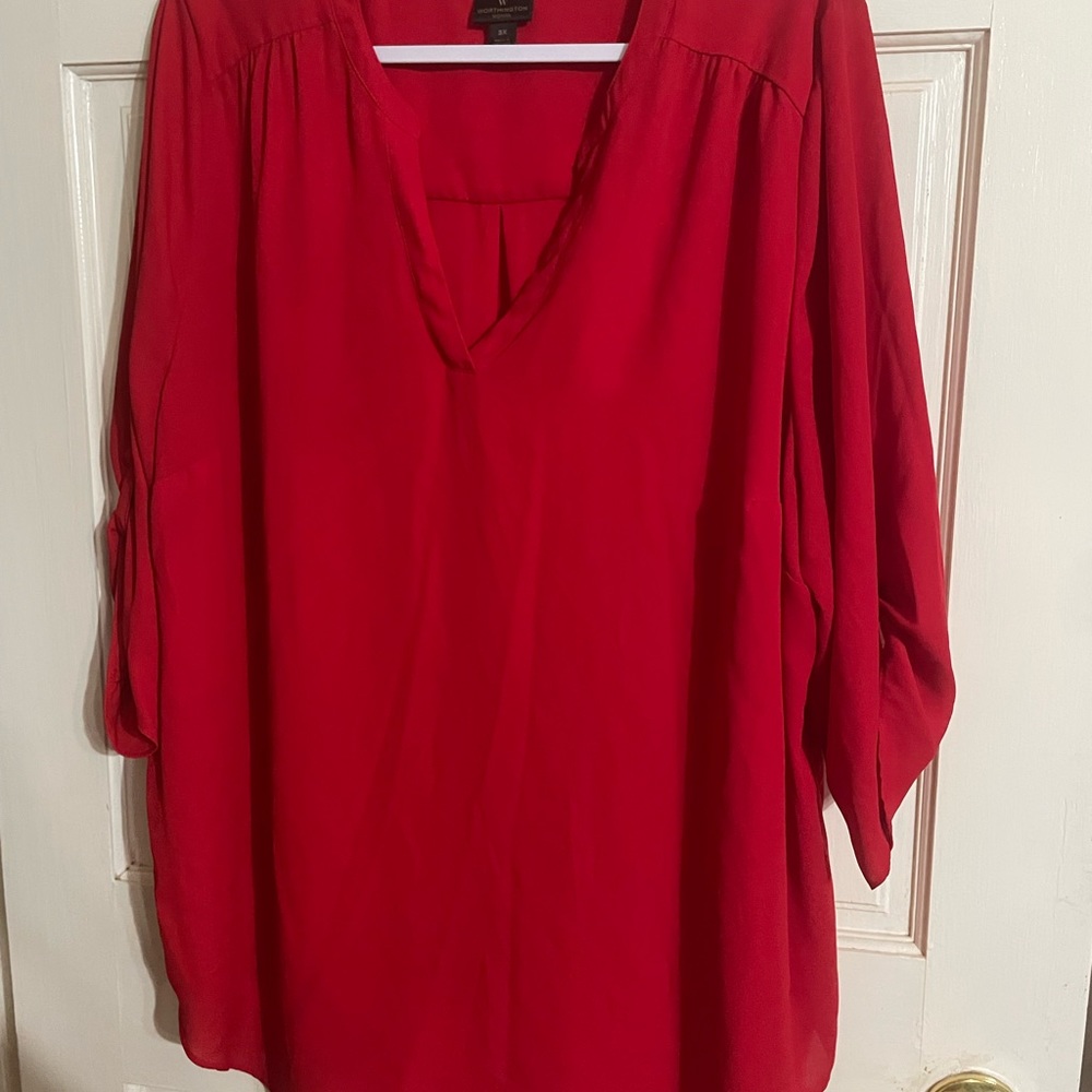 Worthington 3/4 sleeve blouse